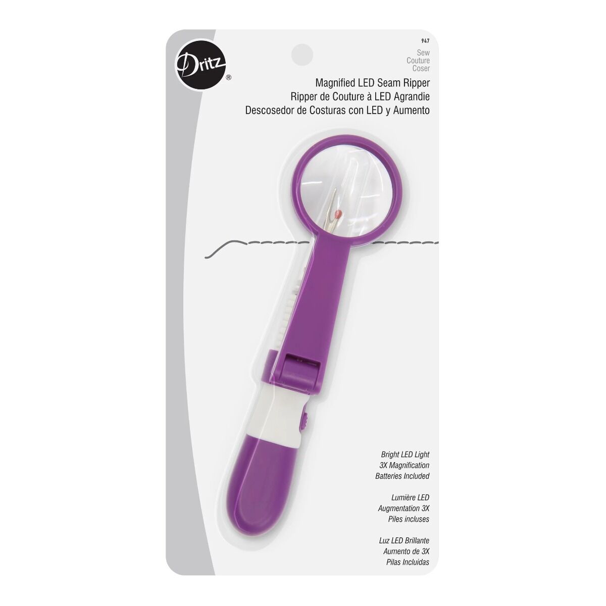 Dritz Magnified LED Seam Ripper