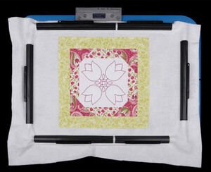 Durkee 8" x 12" Sash Embroidery Frame for Brother & Baby Lock Single Needle Flat Bed Machines - Quality Sewing & Vacuum