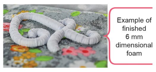 Embellish Dimensional Embroidery Foam EM-FOAMPACK Finished 2mm - Quality Sewing & Vacuum