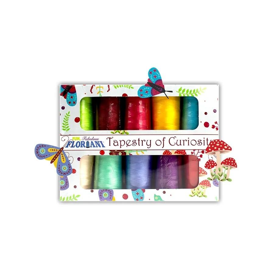 Floriani 10 Spool Tapestry of Curiosity Thread Set