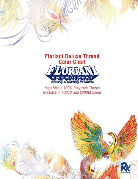 Floriani Thread Color Chart