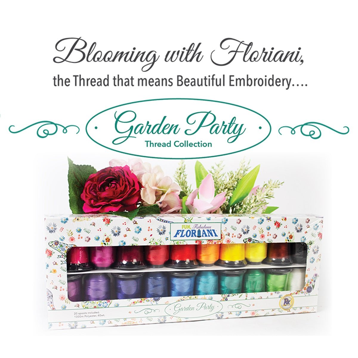 Floriani Garden Party Thread Set