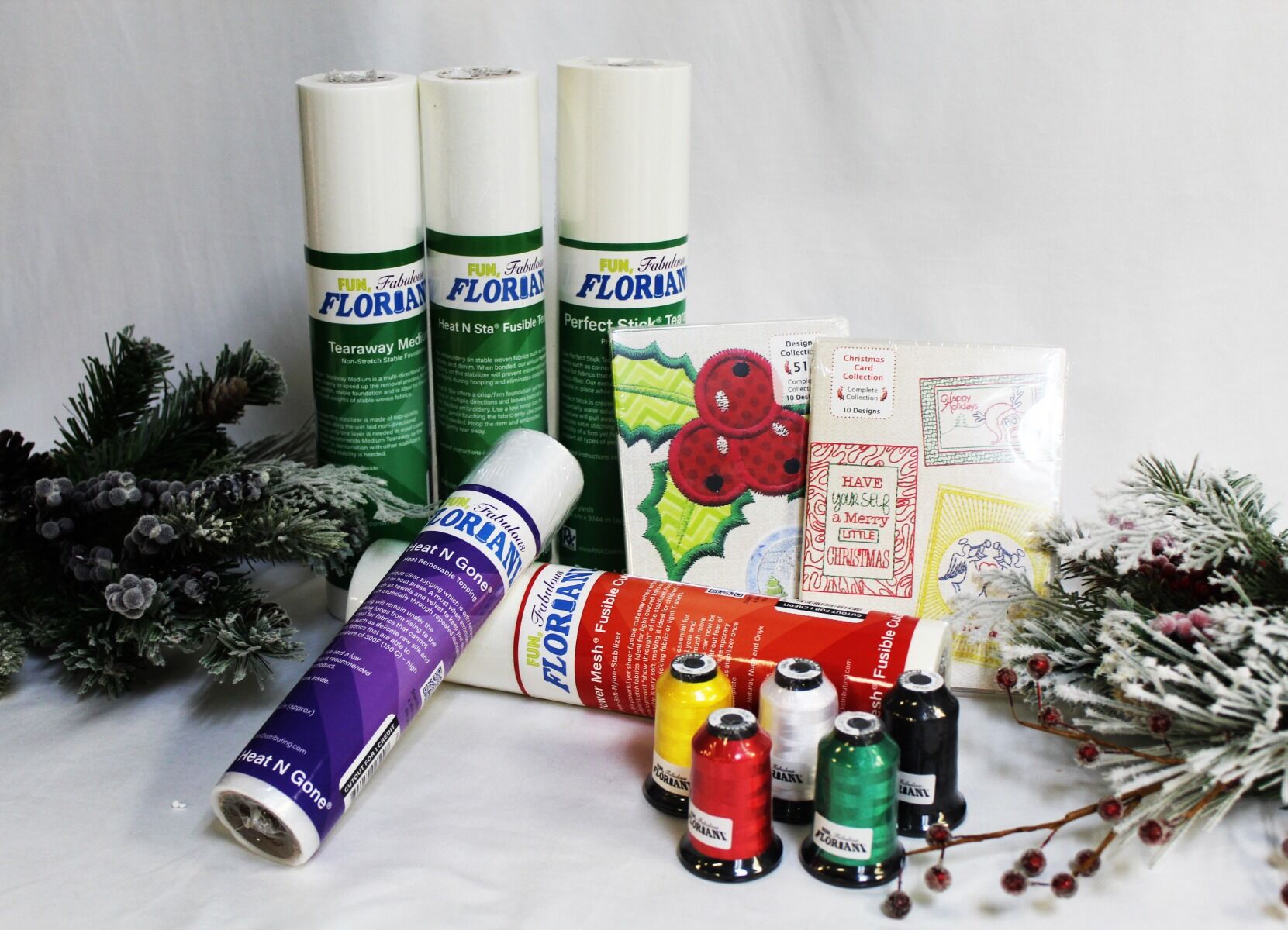 Floriani Holiday Fabulous Five Embroidery Bundle