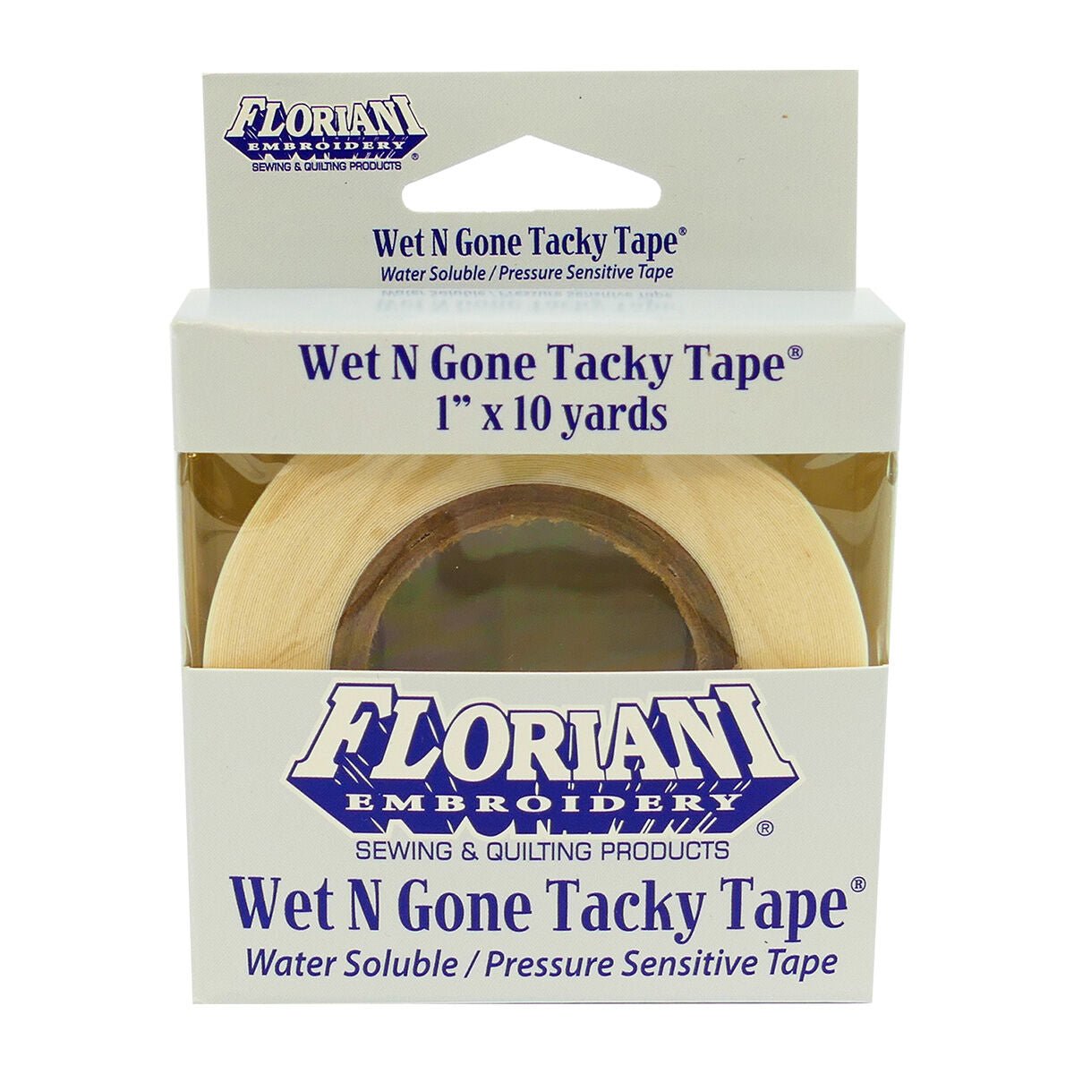 Floriani Wet N Gone Tacky Tape- 1" x 10YD