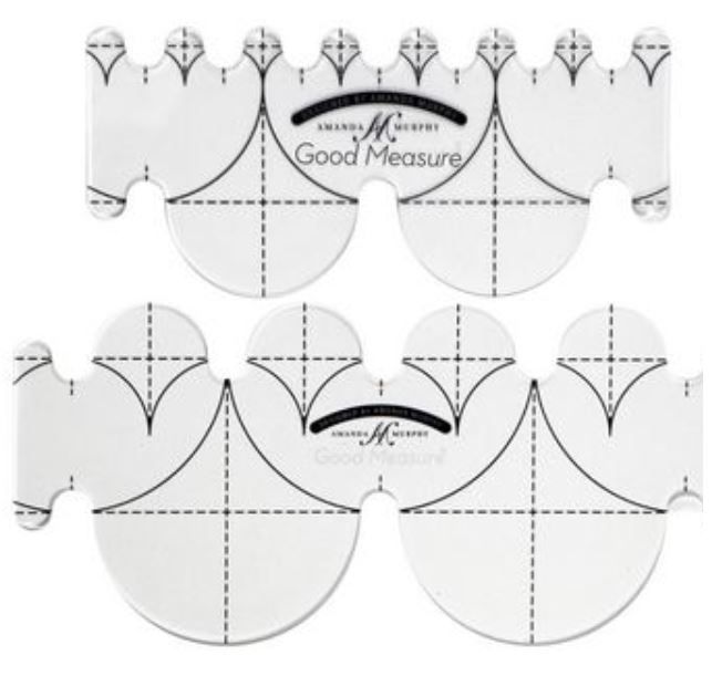 Good Measure Every Clamshell Low Shank Quilting Ruler Template Set by Amanda Murphy