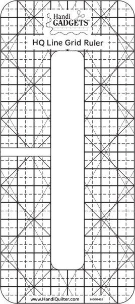 Handi Quilter 6" x 1/2" Line Grid Ruler