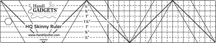 Handi Quilter Skinny 2" x 10" Ruler