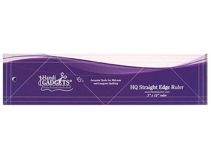 Handi Quilter Straight Edge Ruler 3"x12"