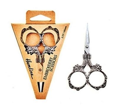 Hemline Floral Design 3.75 in Embroidery Scissors