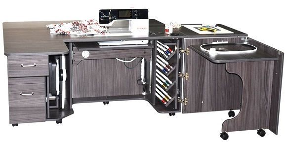 Horn 8090 Combo Sewing, Embroidery, and Quilting Cabinet