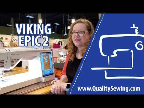 Husqvarna Viking Designer Epic 2 Sewing, Quilting & Embroidery Machine