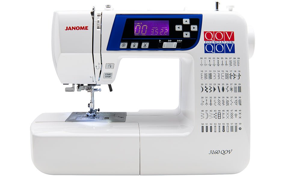 Janome 3160QOV Sewing Machine - Quality Sewing & Vacuum