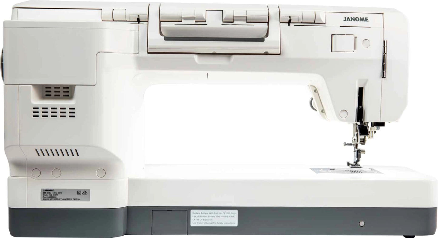 Janome Continental M17 Professional Sewing, Quilting, & Embroidery Machine - Quality Sewing & Vacuum