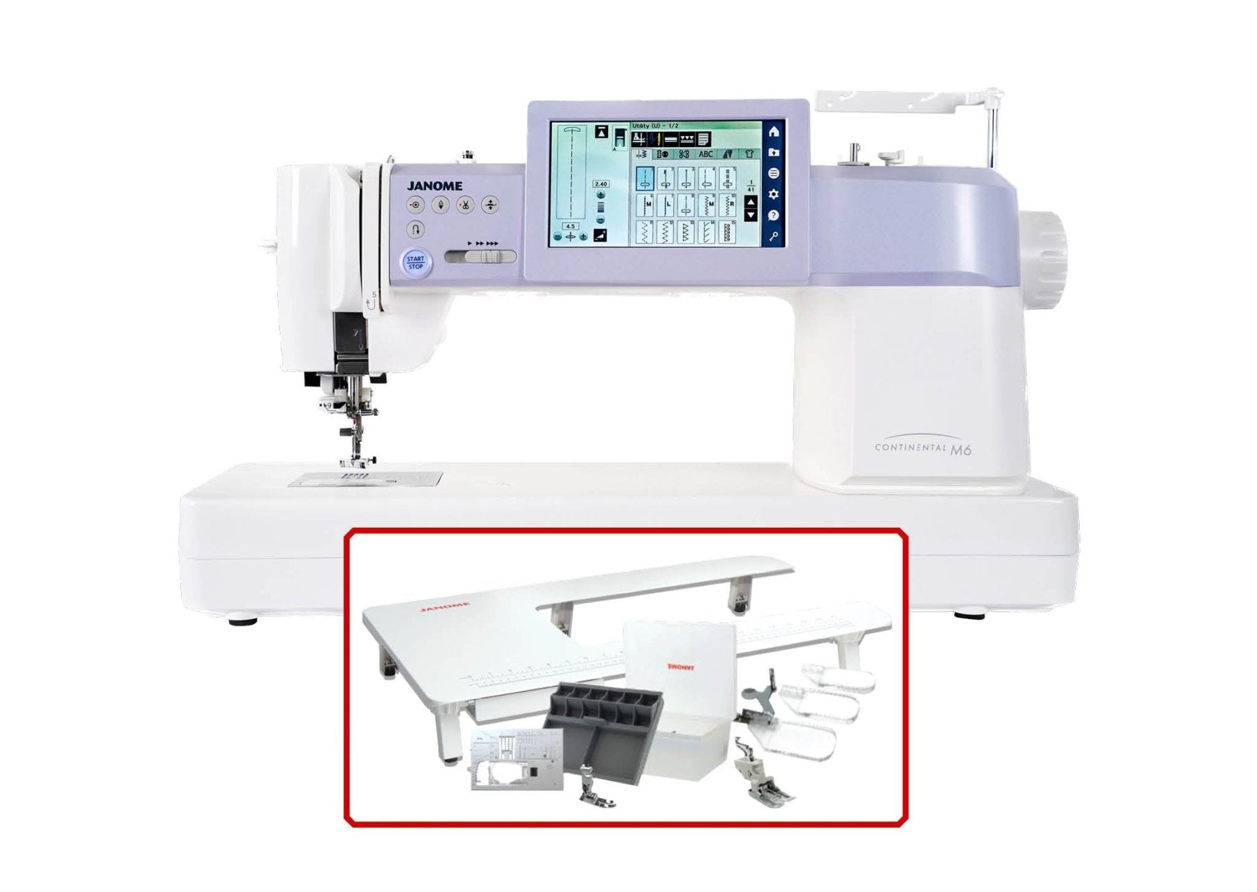 Janome Continental M6 Quilting & Sewing Machine