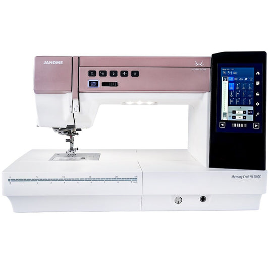 Janome Horizon Memory Craft 9410 QC Sewing & Quilting Machine - Quality Sewing & Vacuum