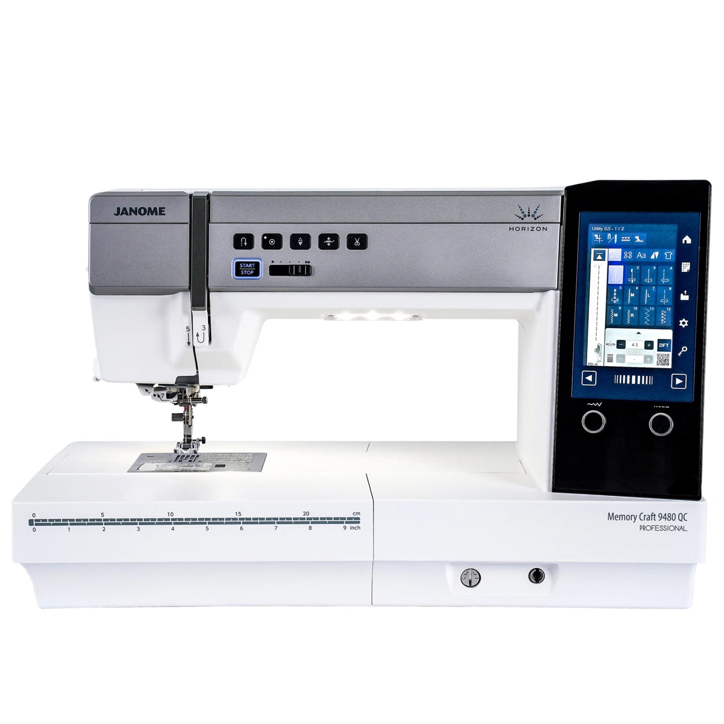 Janome Horizon Memory Craft 9480QC Professional Sewing & Quilting Machine - Quality Sewing & Vacuum