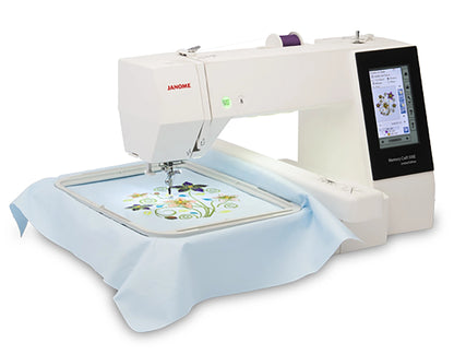 Janome Memory Craft 500E Dedicated Embroidery Machine - Quality Sewing & Vacuum