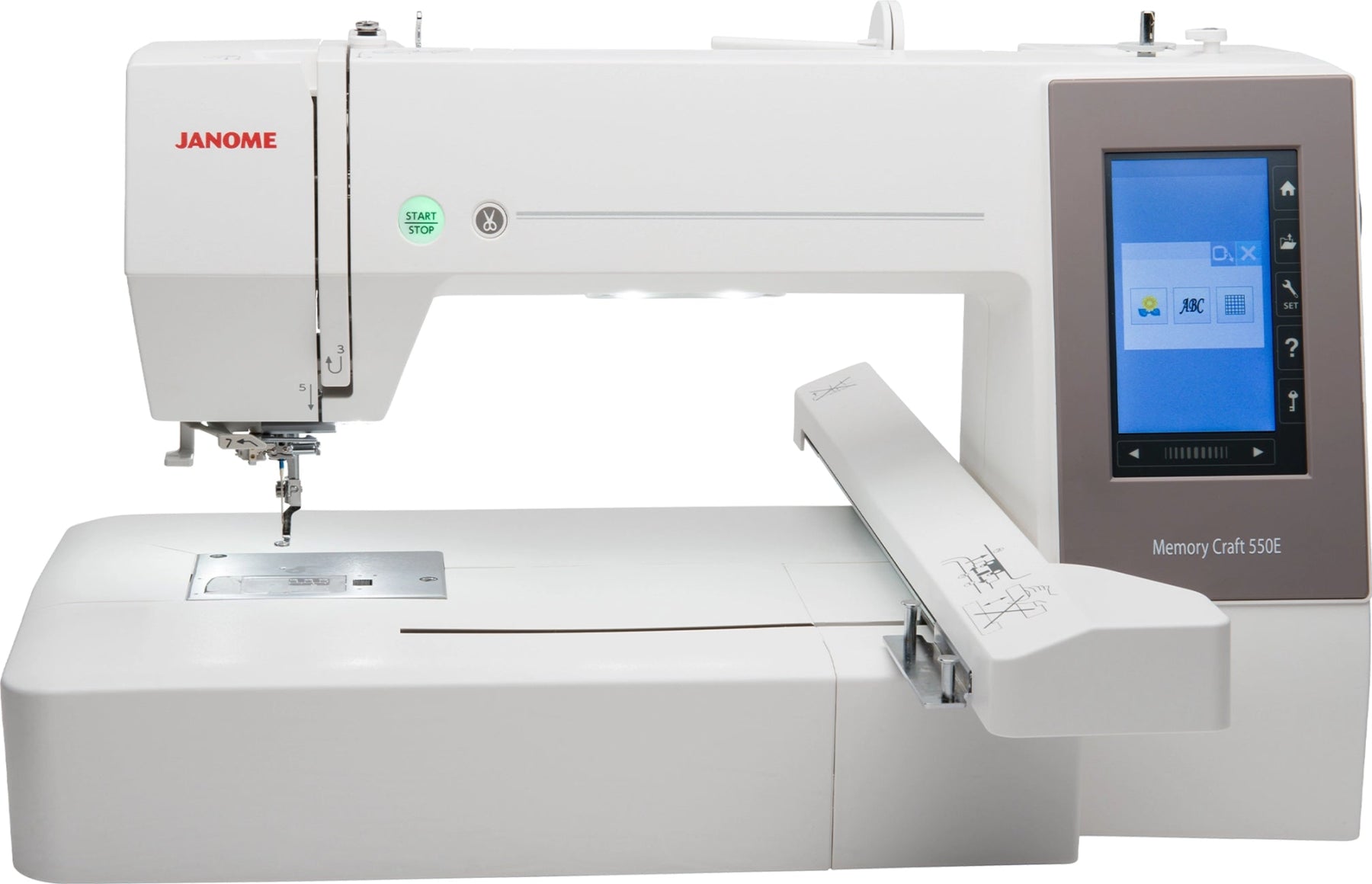 Janome Memory Craft 550e Embroidery Machine