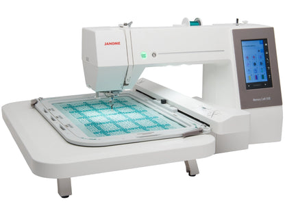 Janome Memory Craft 550e Embroidery Machine - Quality Sewing & Vacuum