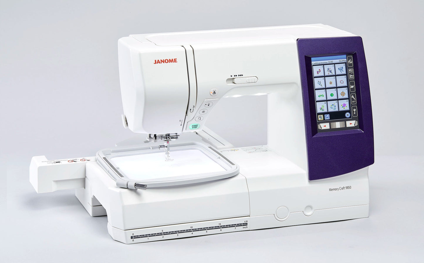 Janome Memory Craft 9850 Sewing, Embroidery, and Quilting Machine - Quality Sewing & Vacuum