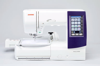 Janome Memory Craft 9850 Sewing, Embroidery, and Quilting Machine - Quality Sewing & Vacuum