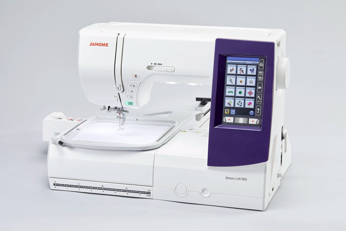 Janome Memory Craft 9850 Sewing, Embroidery, and Quilting Machine - Quality Sewing & Vacuum