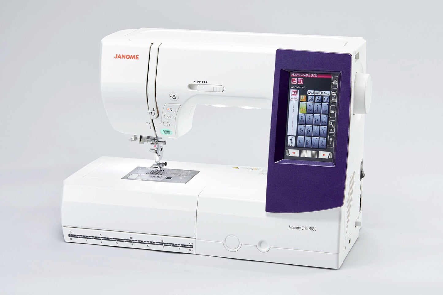 Janome Memory Craft 9850 Sewing, Embroidery, and Quilting Machine - Quality Sewing & Vacuum