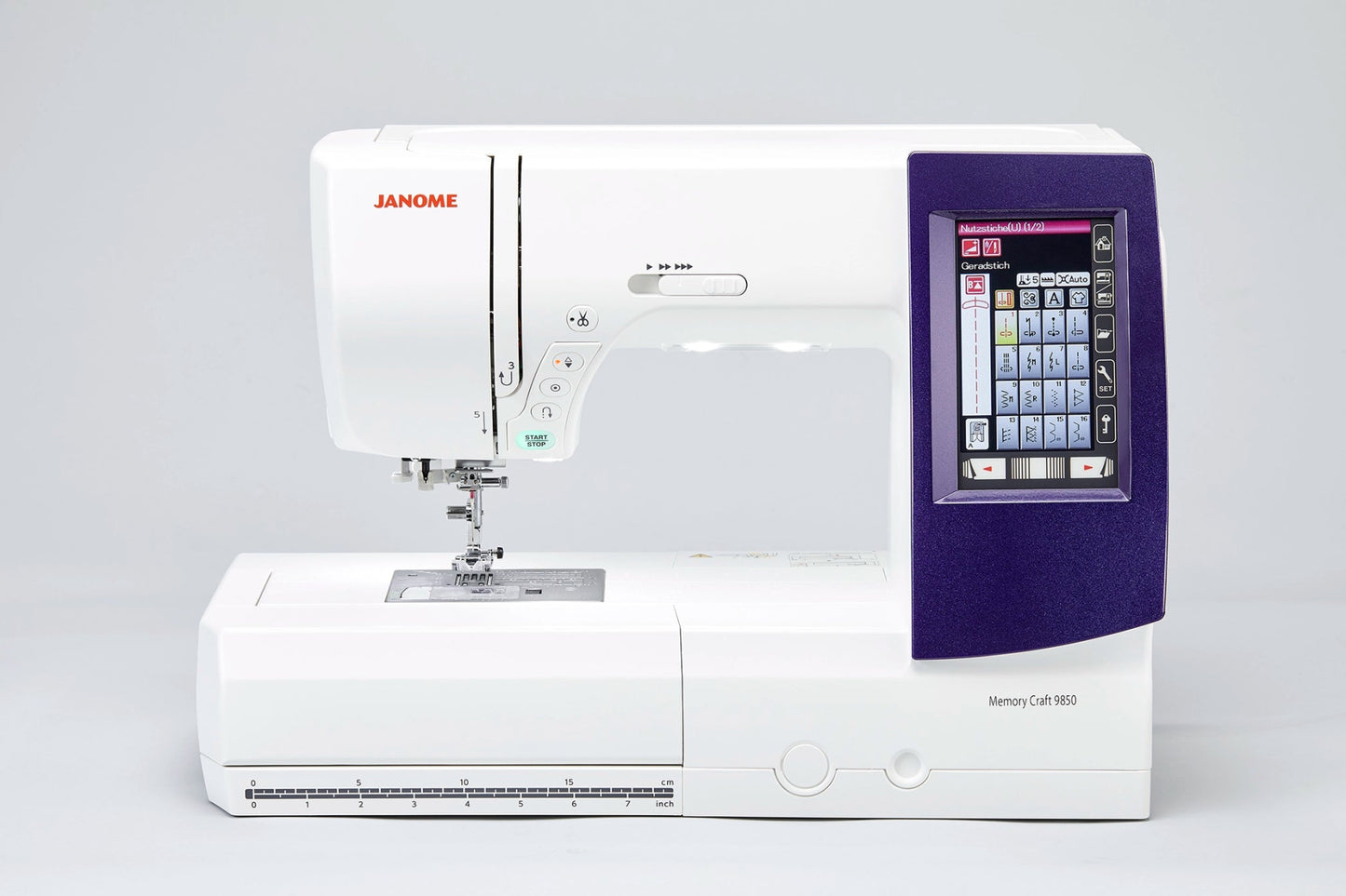 Janome Memory Craft 9850 Sewing, Embroidery, and Quilting Machine - Quality Sewing & Vacuum