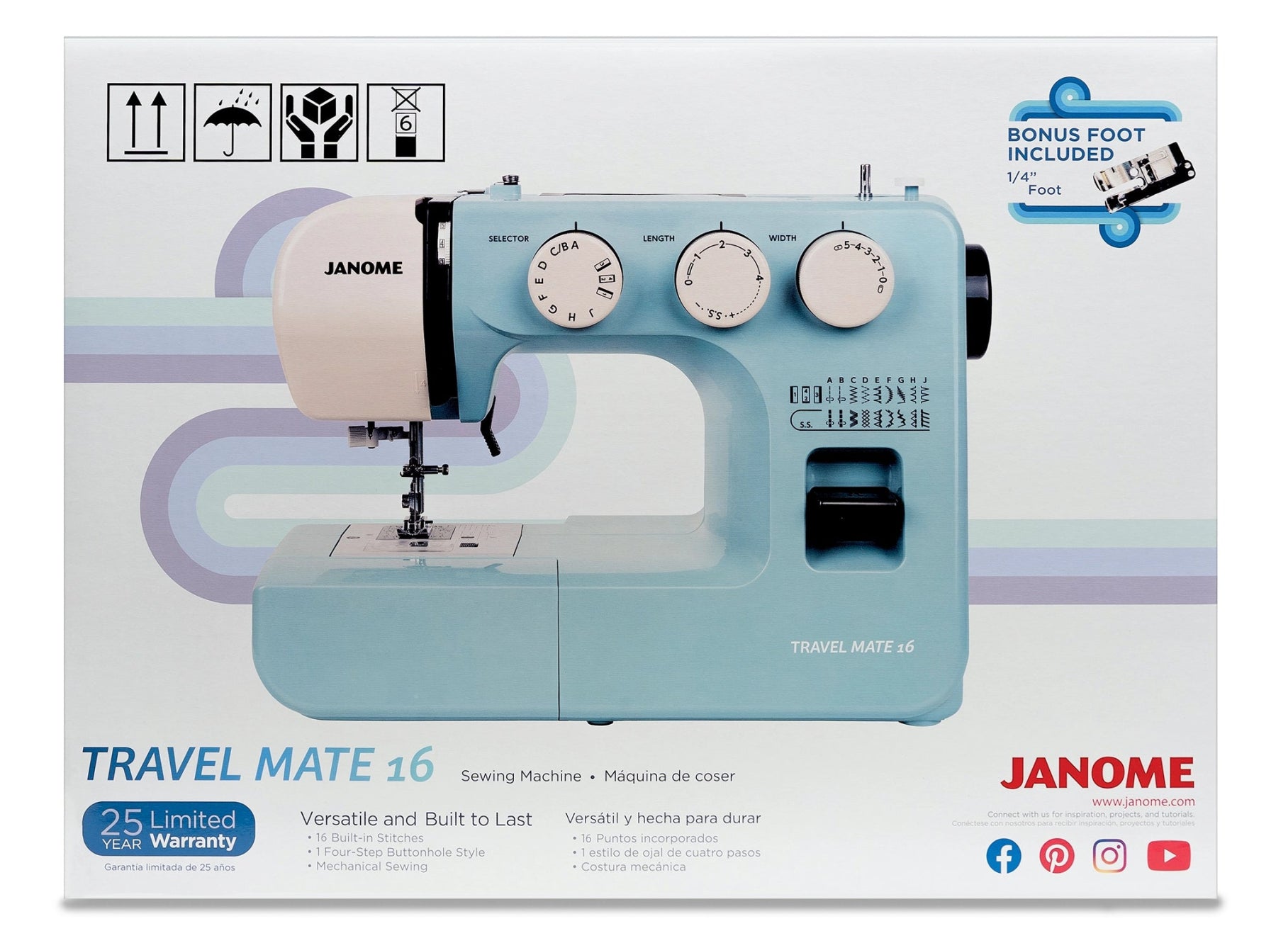 Janome Travel Mate 16 Sewing Machine