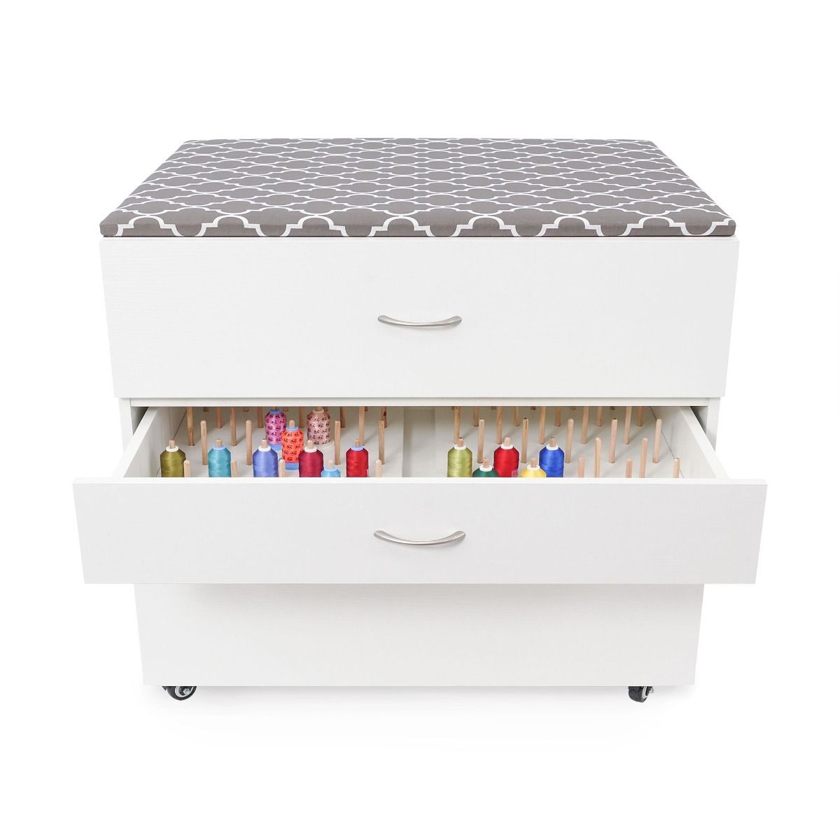 Kangaroo MOD Electric Sewing Cabinet and Embroidery Storage Cabinet Studio Set