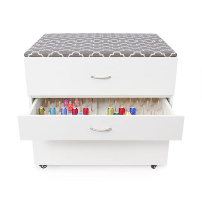 Kangaroo Mod Electric Sewing Cabinet and Embroidery Storage Cabinet Studio Set