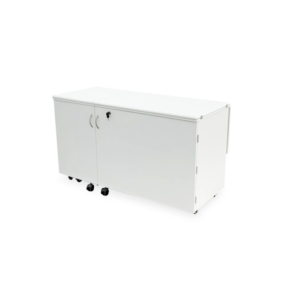 Kangaroo Outback Electric Lift Sewing Cabinet in White