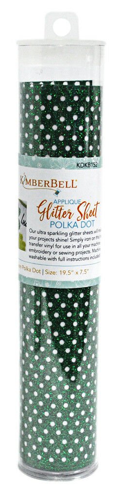 Kimberbell Applique Glitter Sheet - Polka Dot