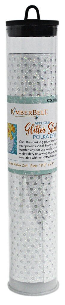 Kimberbell Applique Glitter Sheet - Polka Dot