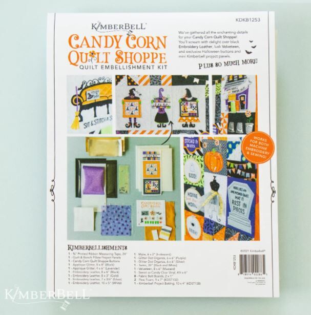 Kimberbell Candy Corn Quilt Shoppe, Embellishment Kit - Quality Sewing & Vacuum