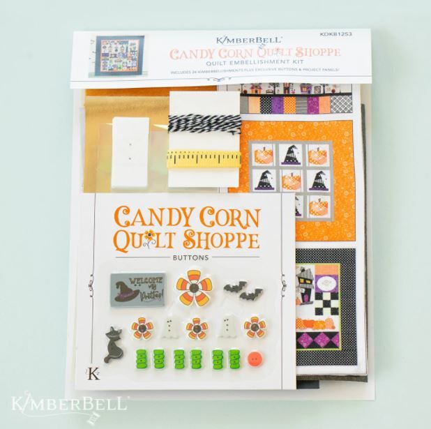 Kimberbell Candy Corn Quilt Shoppe, Embellishment Kit - Quality Sewing & Vacuum