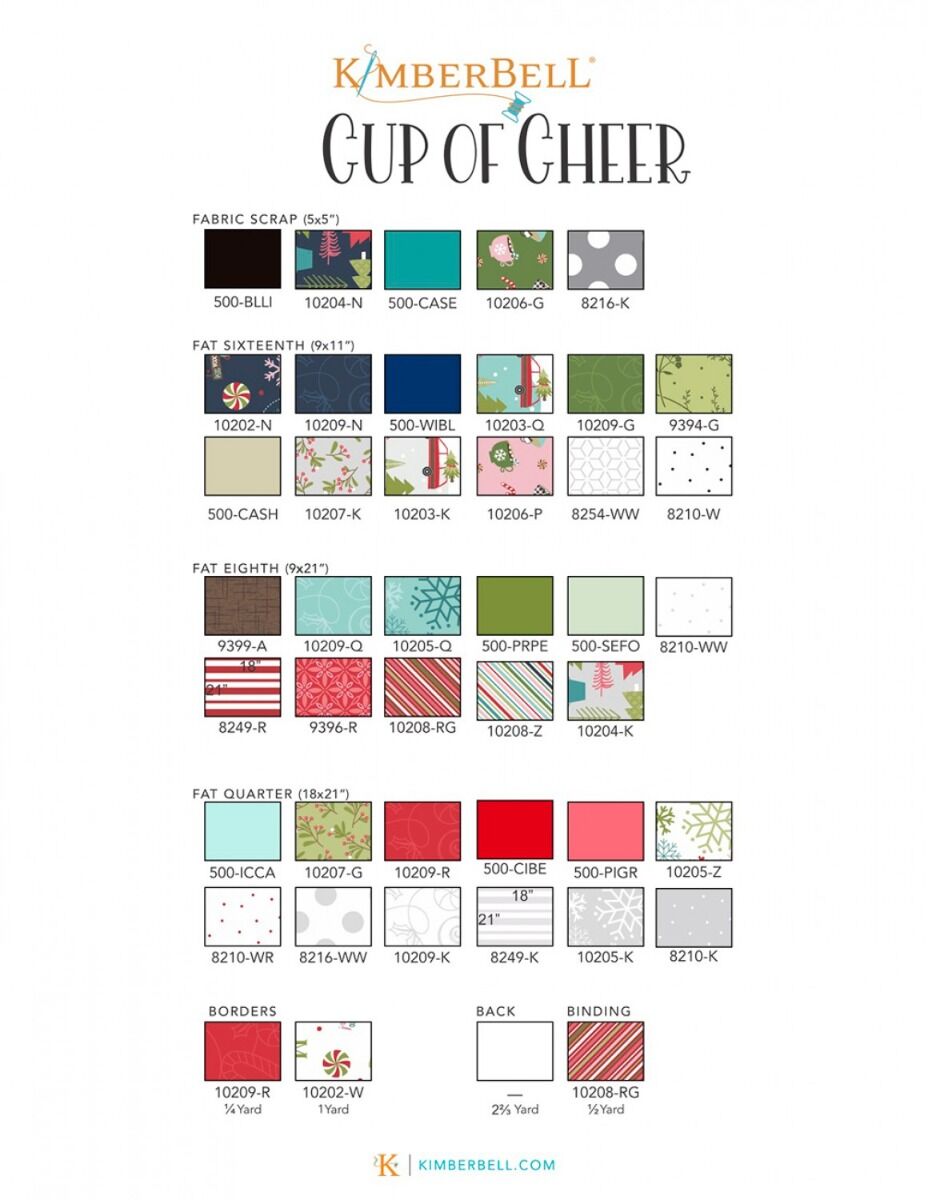 Kimberbell Cup of Cheer Project Instruction Book with Embroidery CD