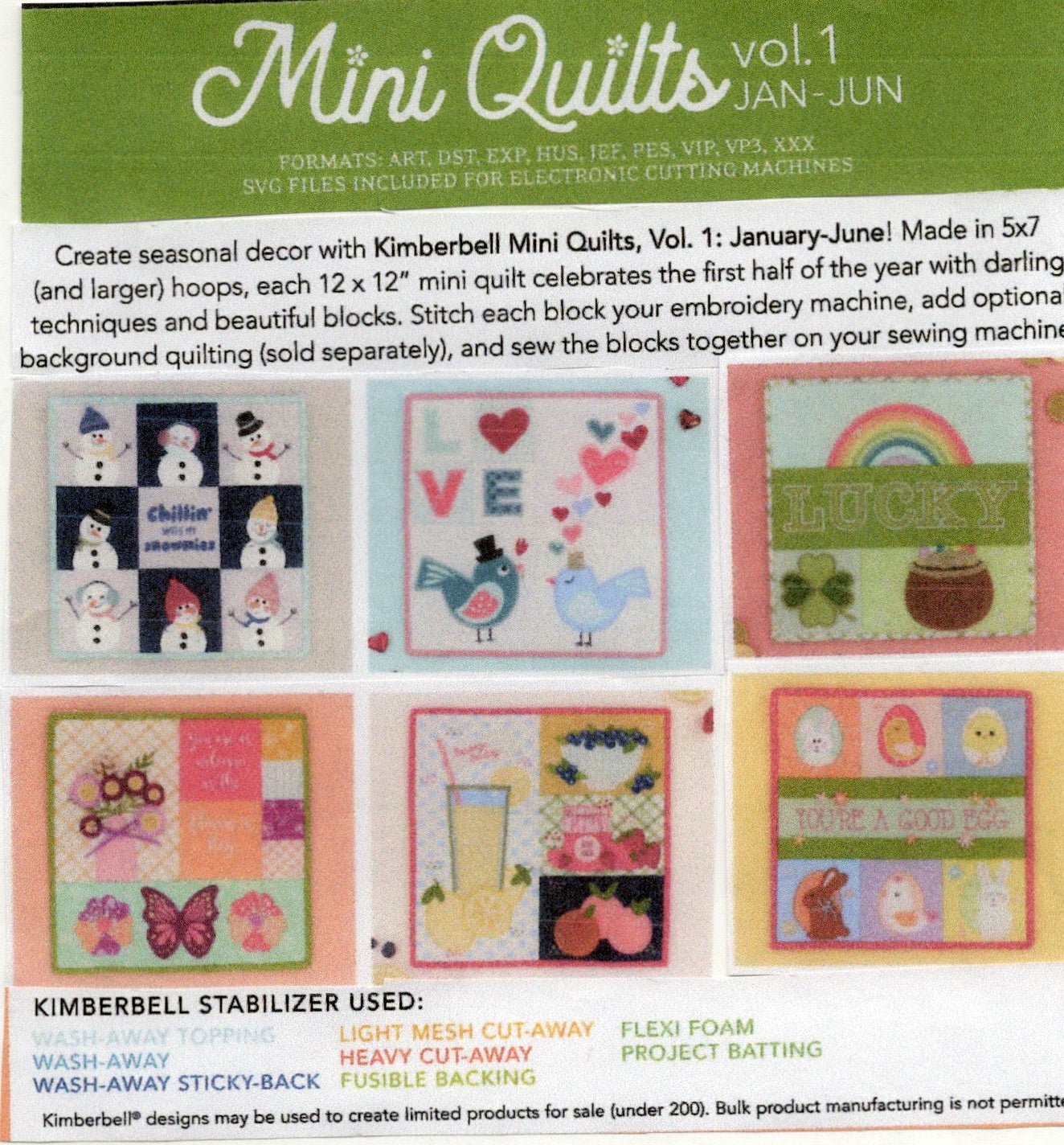 Kimberbell Mini Quilt Class - Quality Sewing & Vacuum