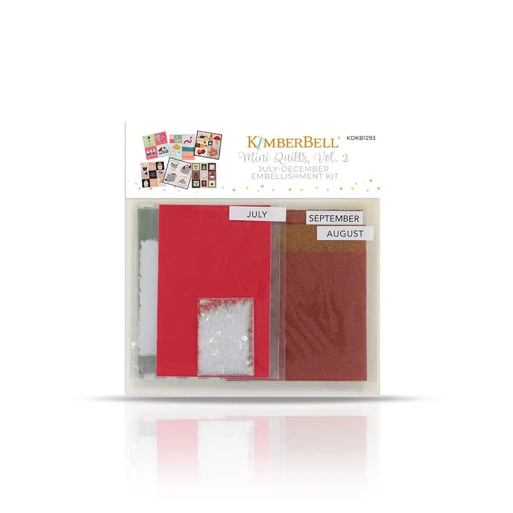 Kimberbell Mini Quilts, Vol. 2: Jul-Dec Embellishment Kit