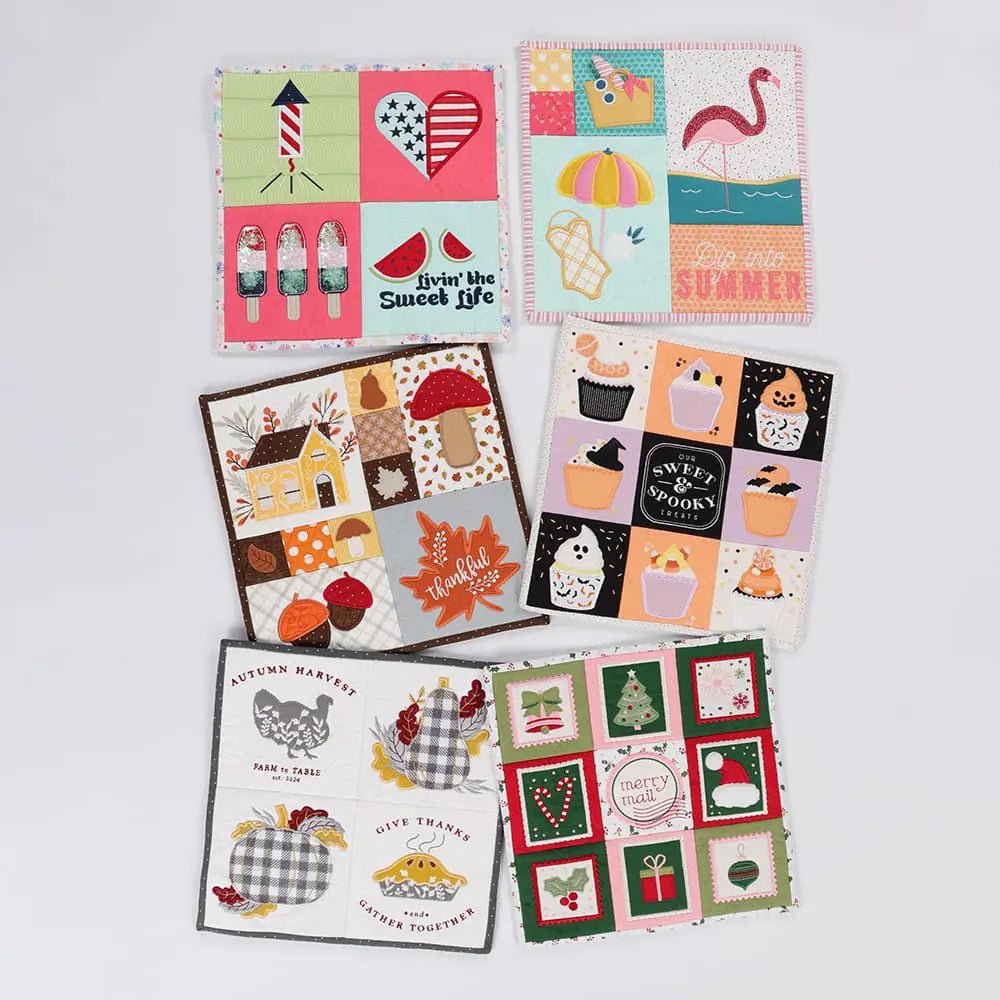 Kimberbell Mini Quilts Vol. 2: July-December - Quality Sewing & Vacuum