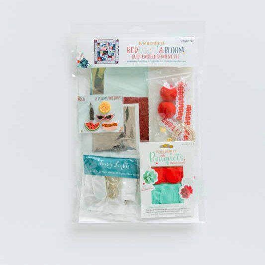 Kimberbell Red, White, and Bloom Embellishment Bundle