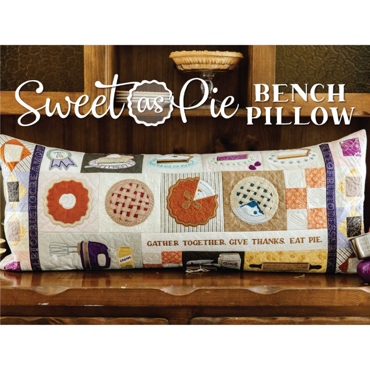 Kimberbell Two Scoops Bench Pillow Embellishment
,Kimberbell Two Scoops Bench Pillow Embellishment