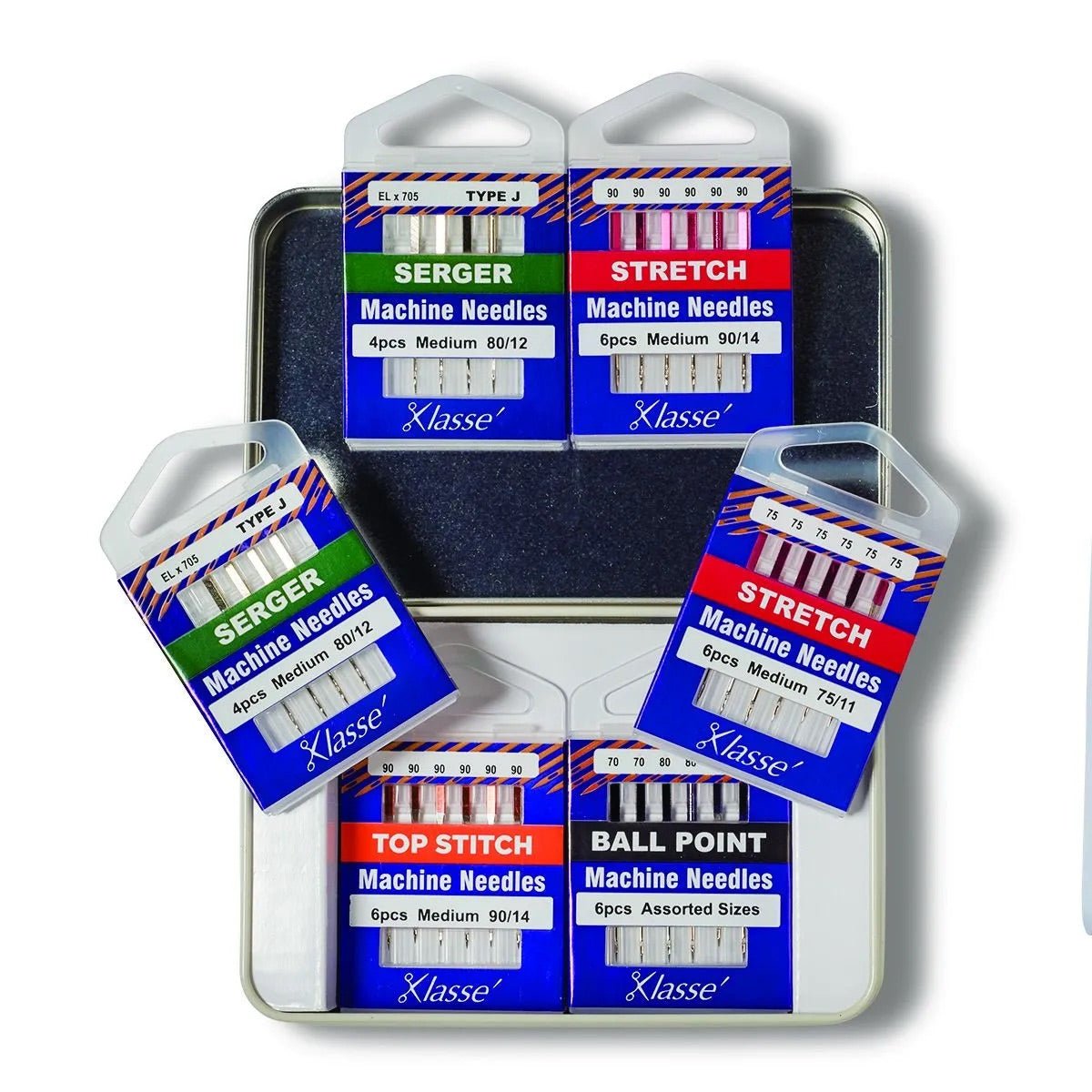 Klasse 6-Piece Needle Variety Tin