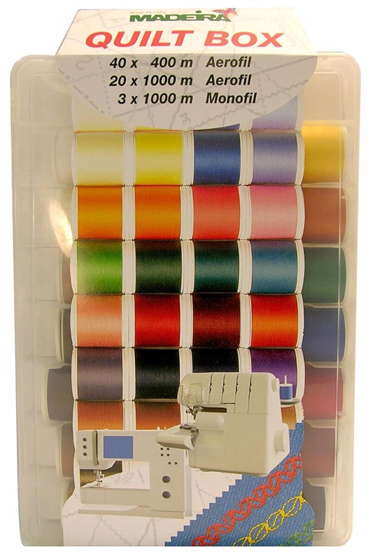 Madeira Aerofil Quilt Box 63 Spools | Quality Sewing