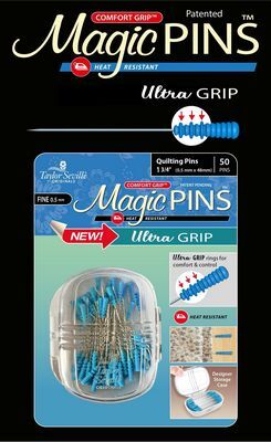 Magic Pins Ultra Grip Quilting - Fine - 50pc - Quality Sewing & Vacuum