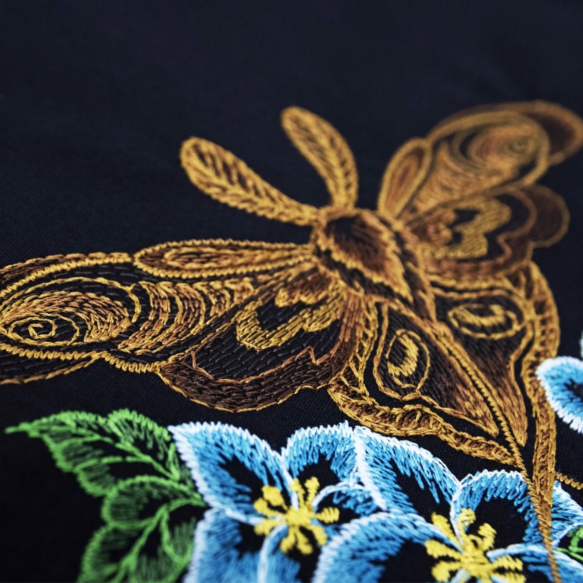 Moonlit Wings Embroidery Collection by Scissortail Stitches