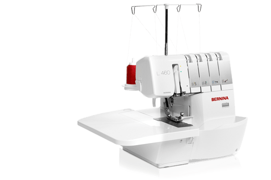 Bernina L 460 Serger,Free-Hand System (FHS),Exact speed control,Slide-on-table for more space