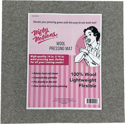 Nifty Notions Wool Pressing Mat 14" x 14" x 1/2" - Quality Sewing & Vacuum