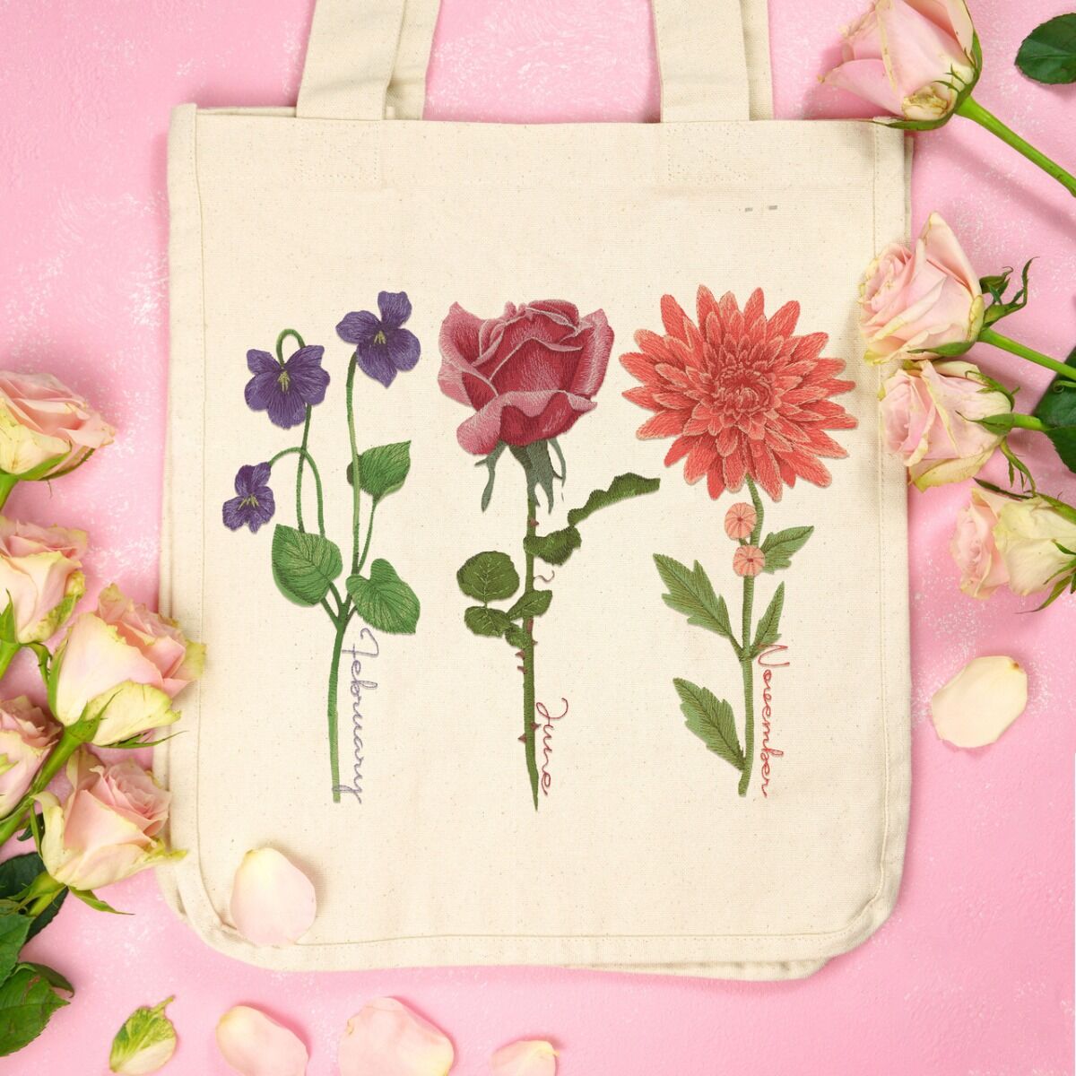 OESD Birth Month Florals Embroidery USB Collection