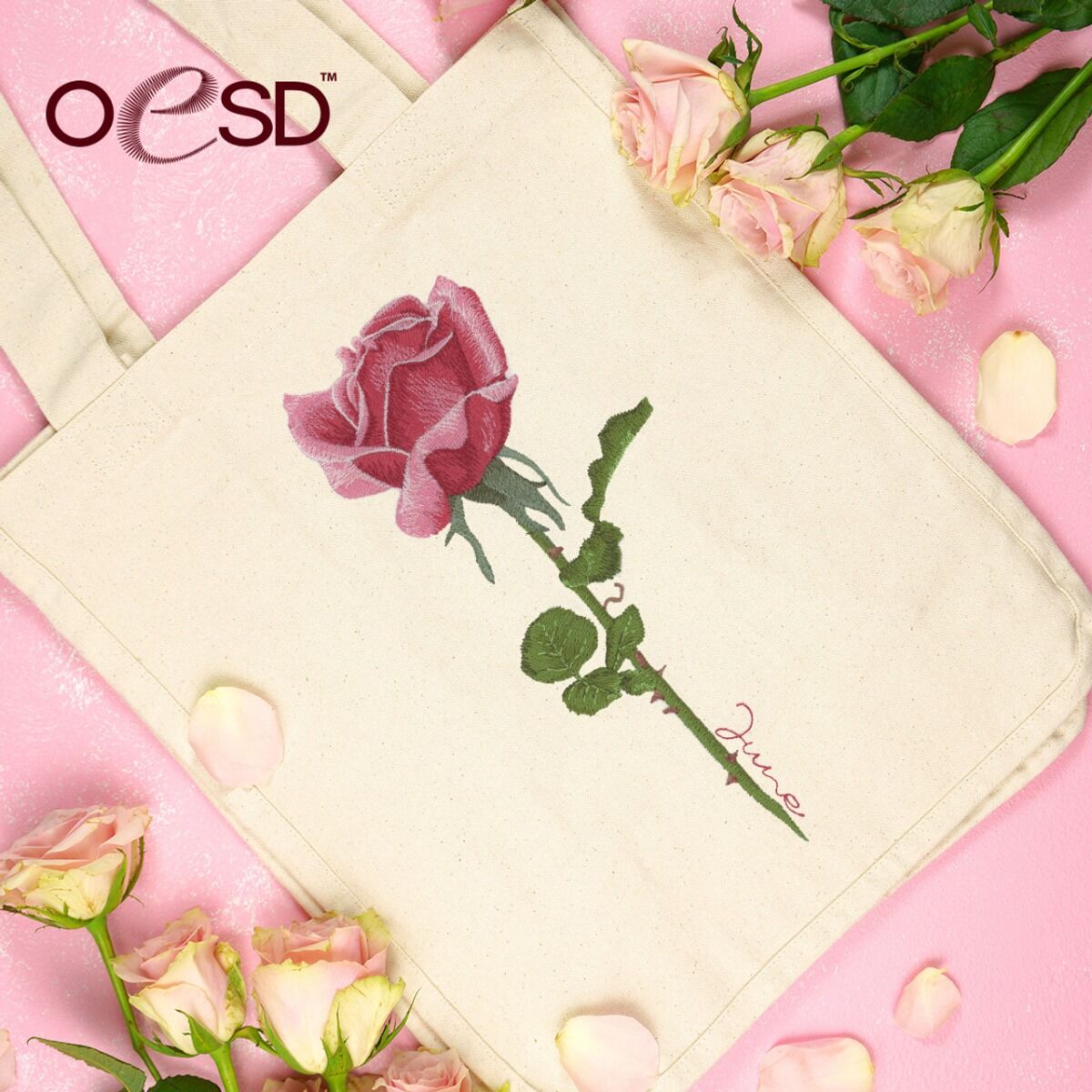 OESD Birth Month Florals Embroidery USB Collection